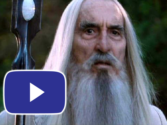 Saruman Christopher Lee